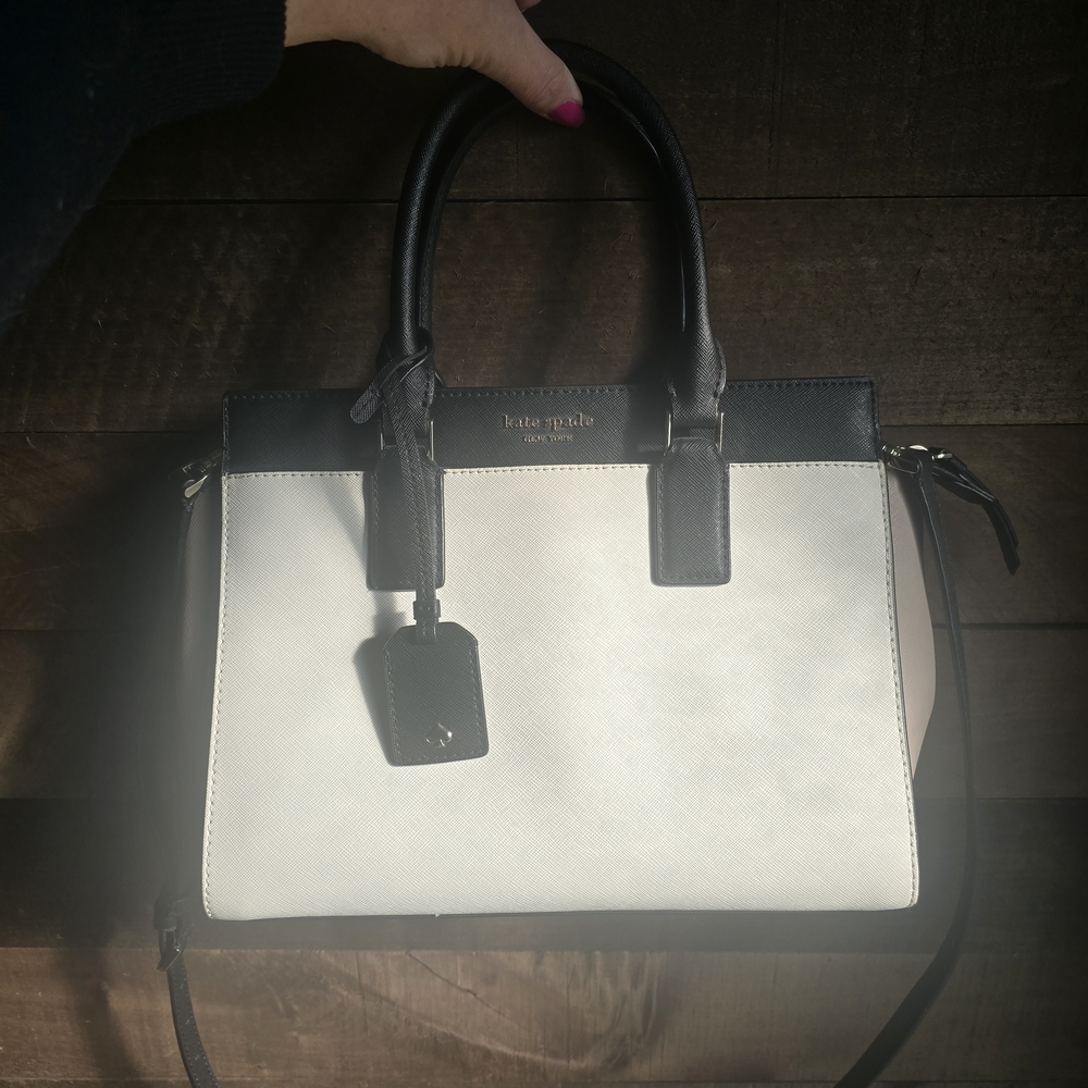 Kate Spade Black and White Satchel